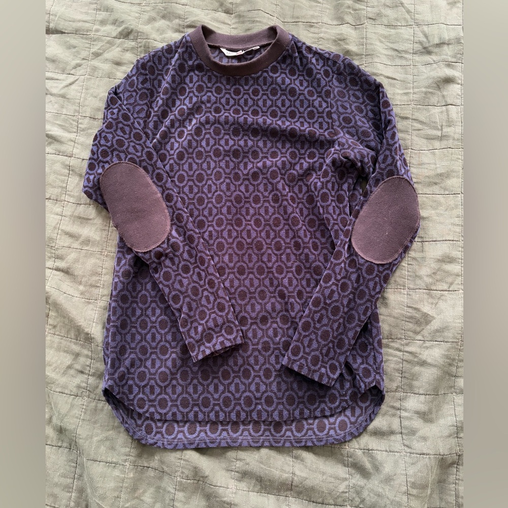 Mr Turk long sleeve velour shirt